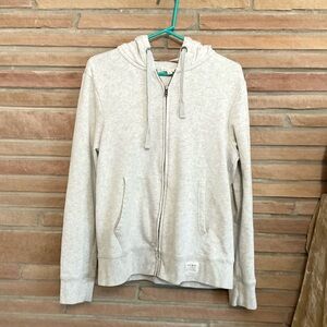 Aeropostale Aero Lounge Zip Up Hoodie Gray Medium